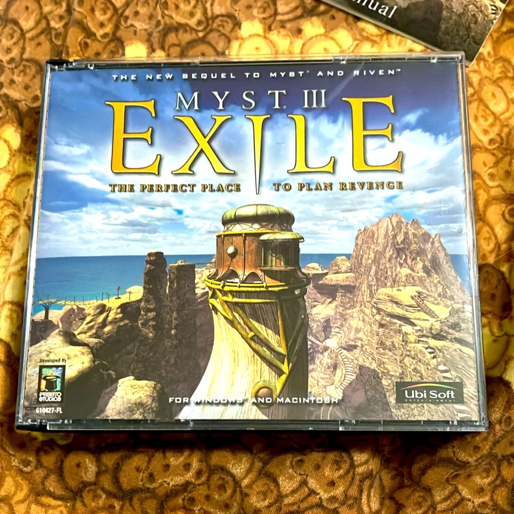 PC game. Myst III EXILE for Windows & Macintosh.